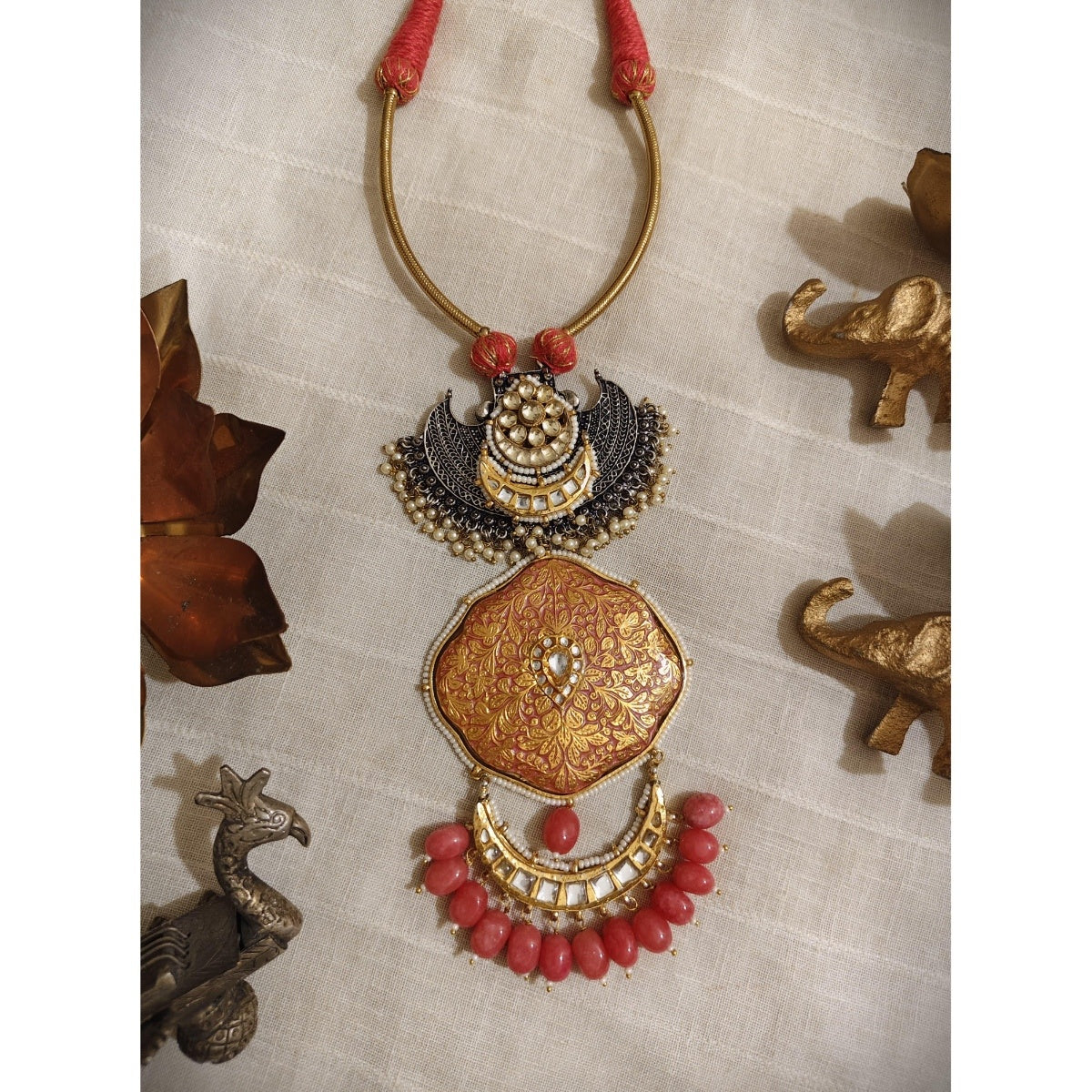 Tribal Tales Contemporary Antique Hasli Fusion Necklace