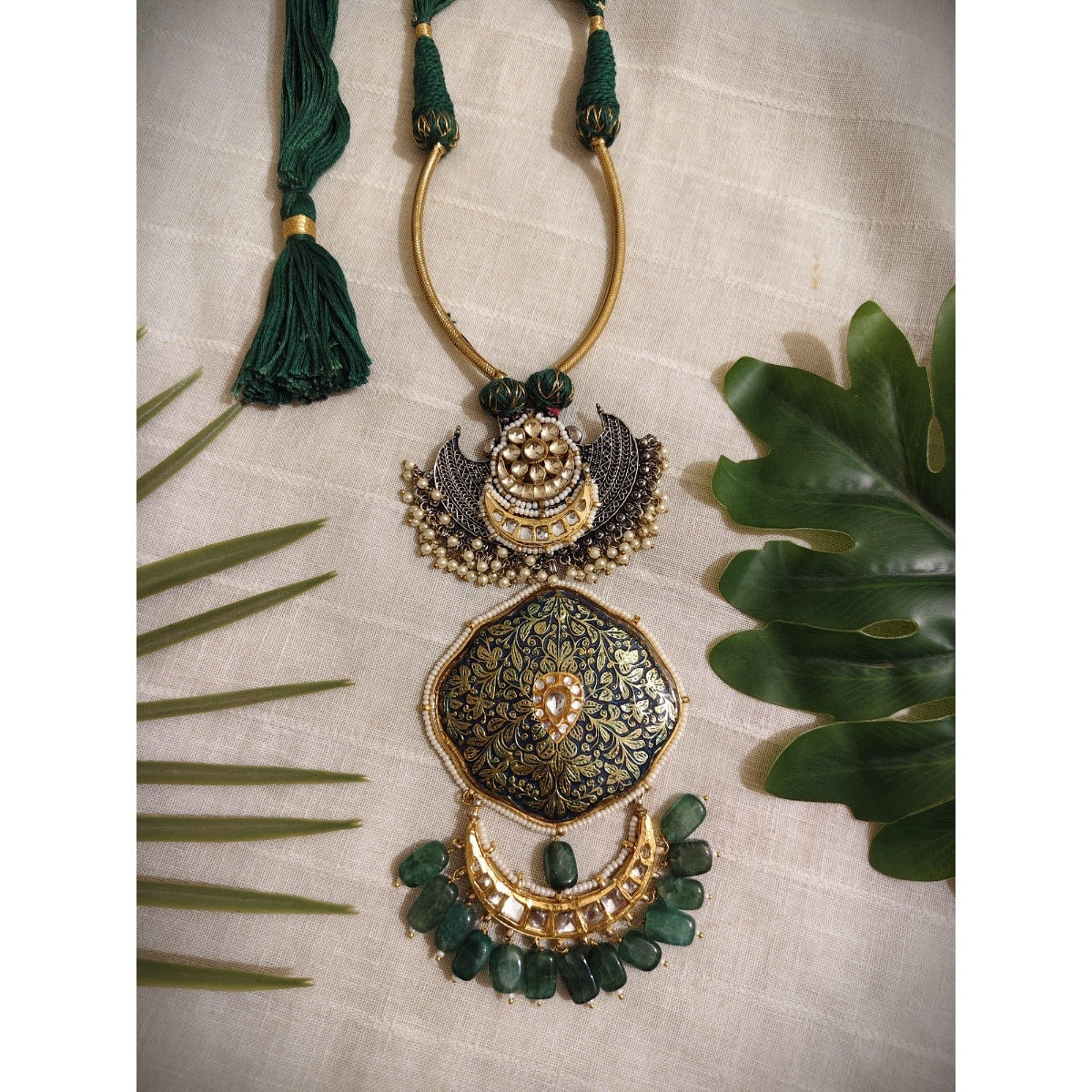 Tribal Tales Contemporary Antique Hasli Fusion Necklace