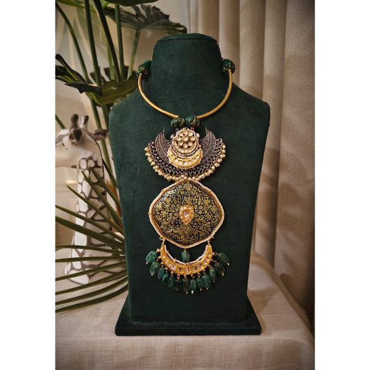 Tribal Tales Contemporary Antique Hasli Fusion Necklace