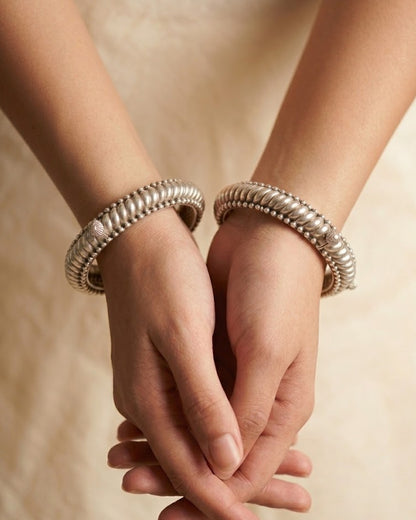 Anokhi Heritage Heirloom Silver Sutlada Bangle