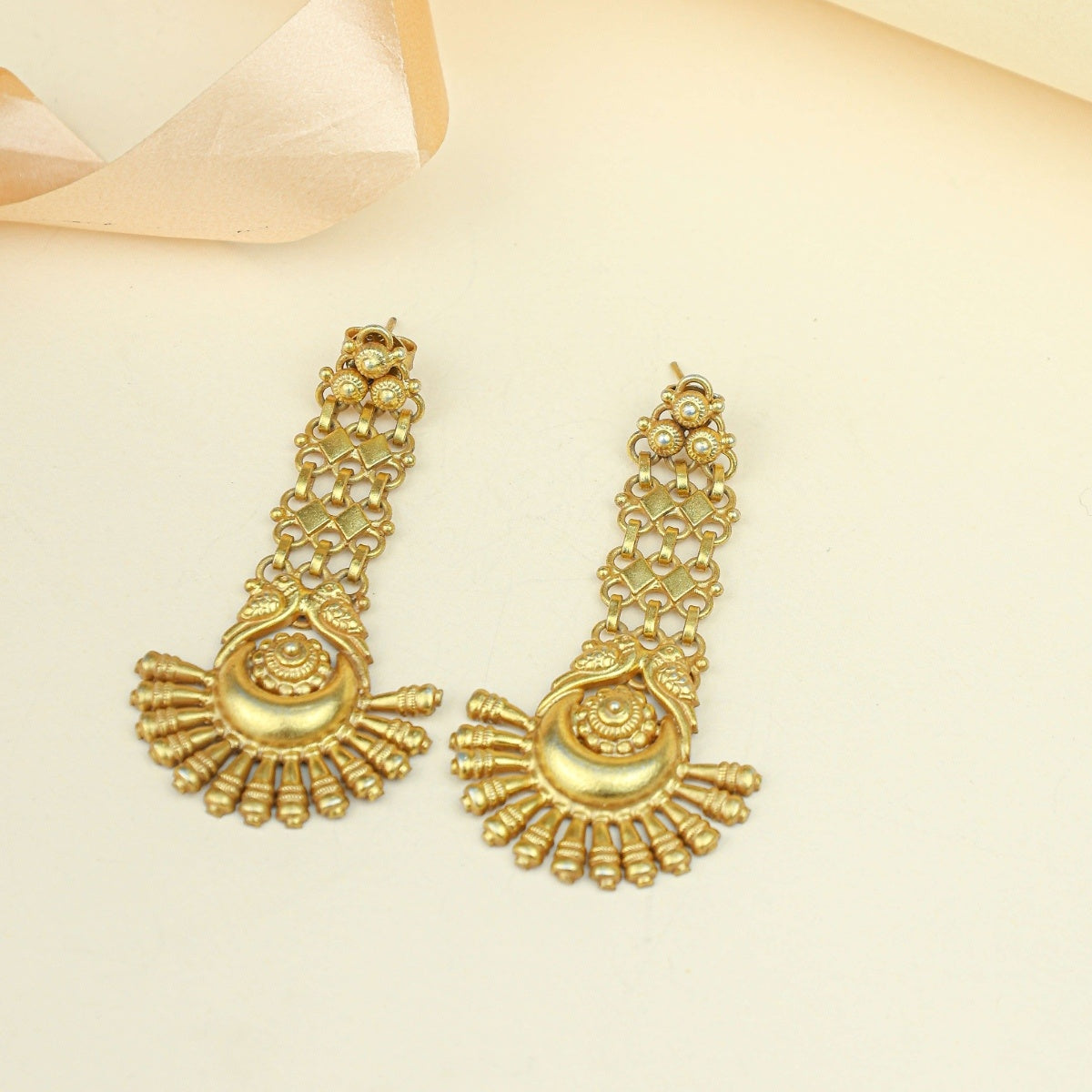 Anokhi Nupur Chandbali Earrings – Gold Tone