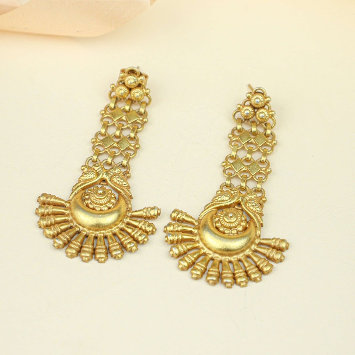 Anokhi Nupur Chandbali Earrings – Gold Tone