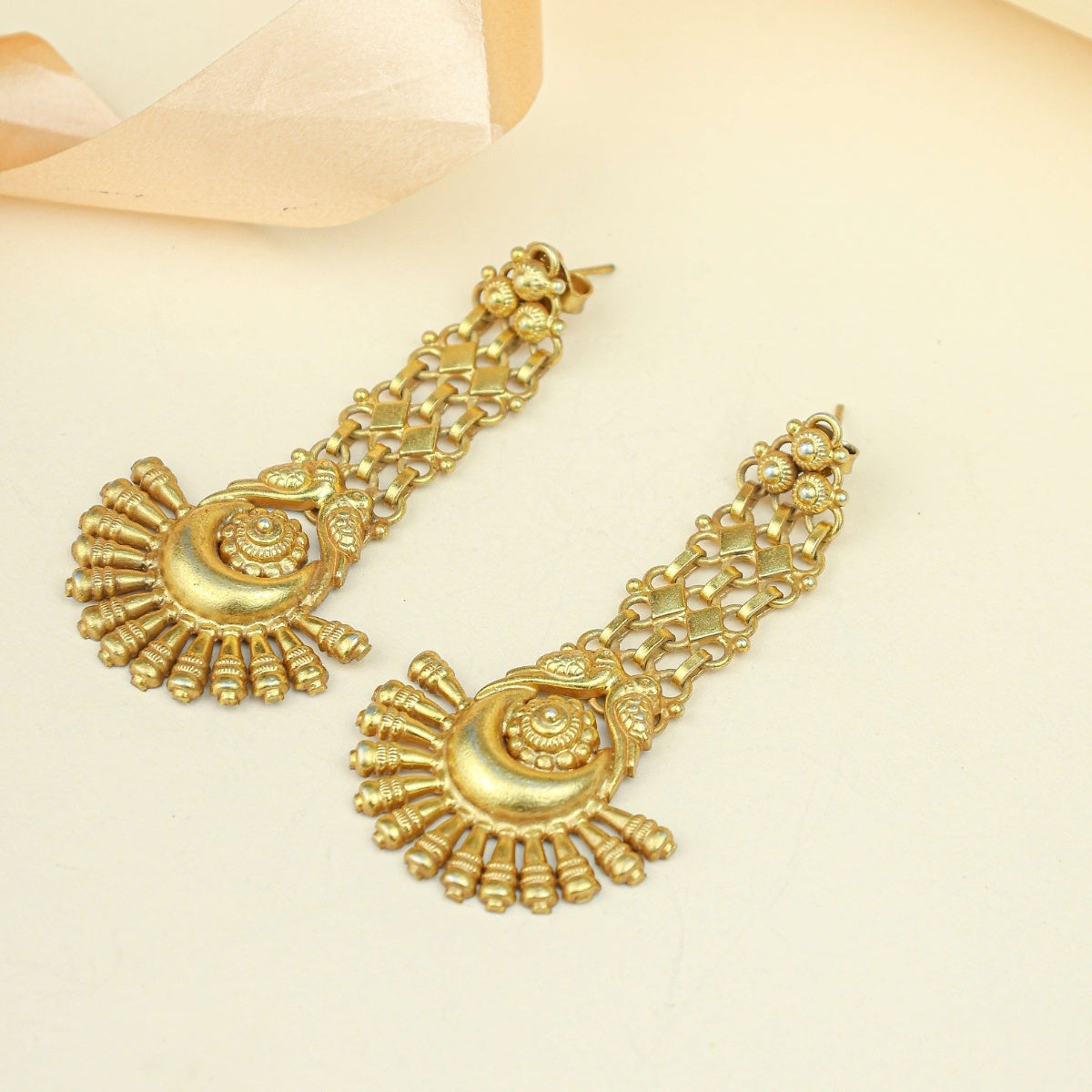 Anokhi Nupur Chandbali Earrings – Gold Tone