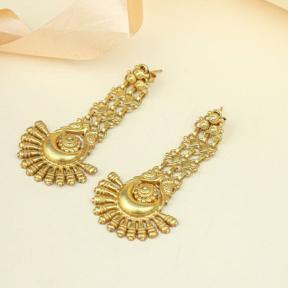 Anokhi Nupur Chandbali Earrings – Gold Tone