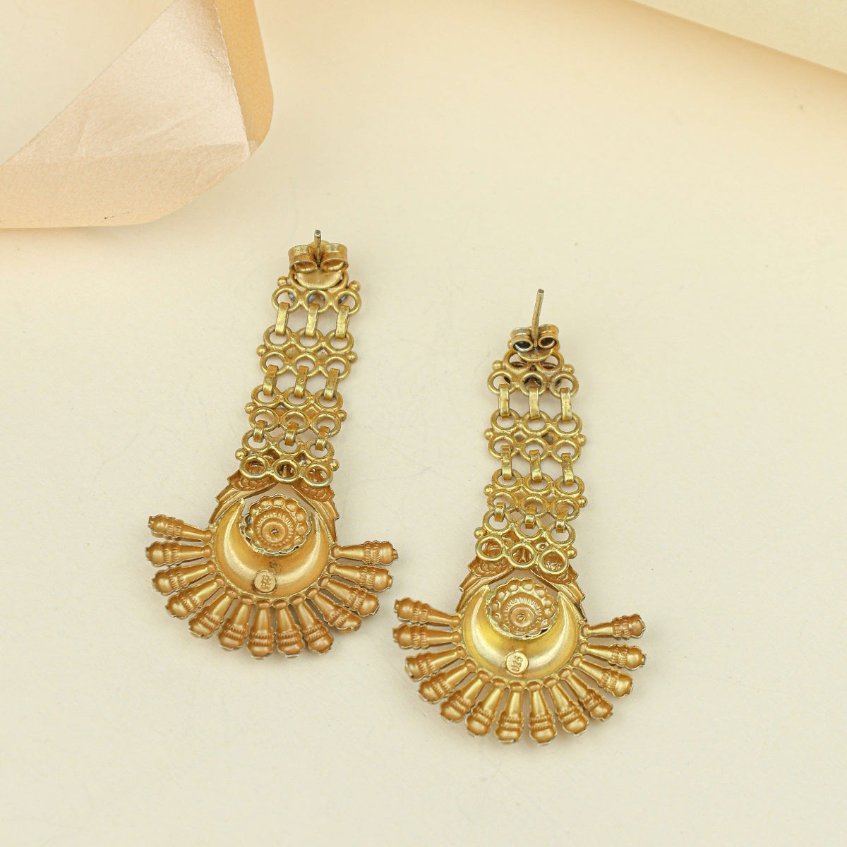 Anokhi Nupur Chandbali Earrings – Gold Tone