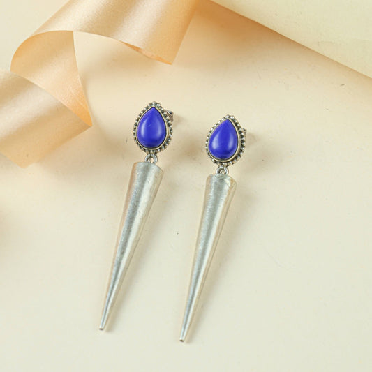 Tridha Conical Drop Earrings | 925 Silver