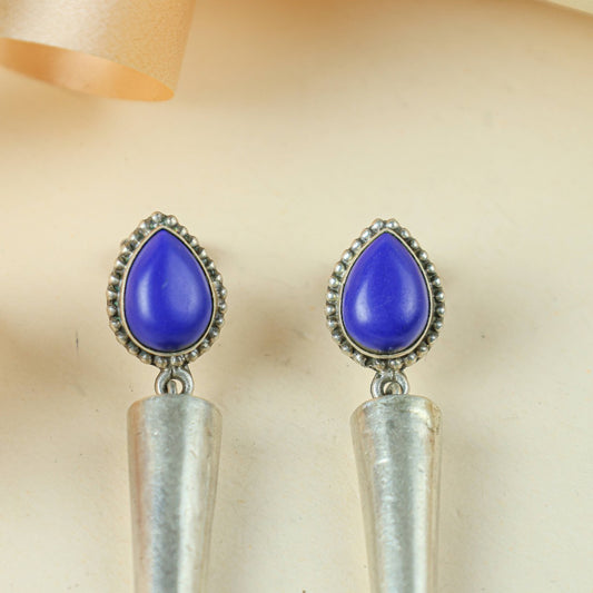 Tridha Conical Drop Earrings | 925 Silver