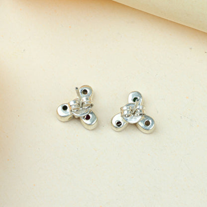 Ayushi Clover Stud Earrings | 925 silver